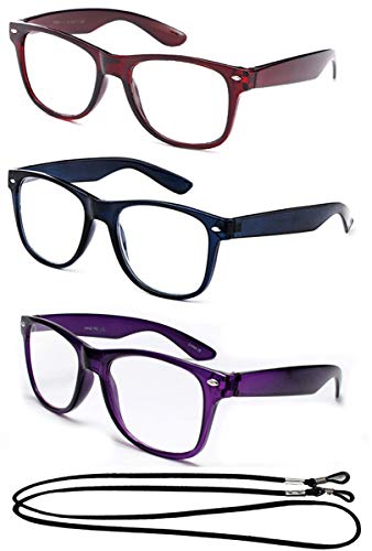 3 Pack - Red, Blue & Purple-with 1 Lanyard