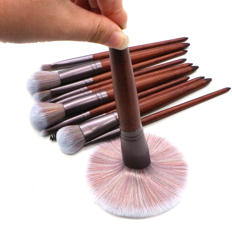 Professional Makeup Brush Set - 12 Piece Vegan & Cruelty-Free Cosmetic Brushes for Foundation, Blending, Contouring - Perfect for Everyday Makeup & Travel
