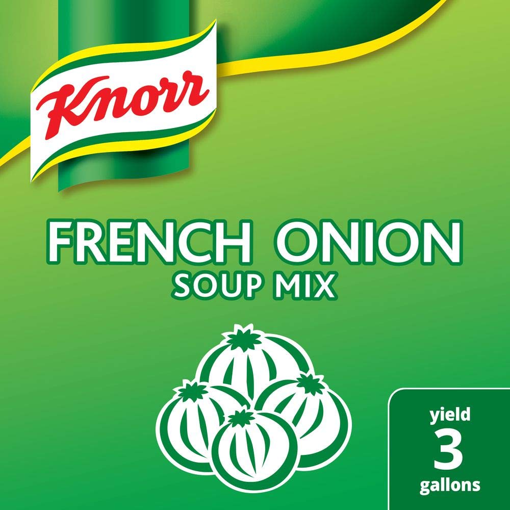 Knorr Professional French Onion Soup Mix with Real Onions - No Artificial Flavors, No Added MSG, 0g Trans Fat - 1.31 Pound (Pack of 6) - Perfect for Restaurants, Catering & Home Cooking