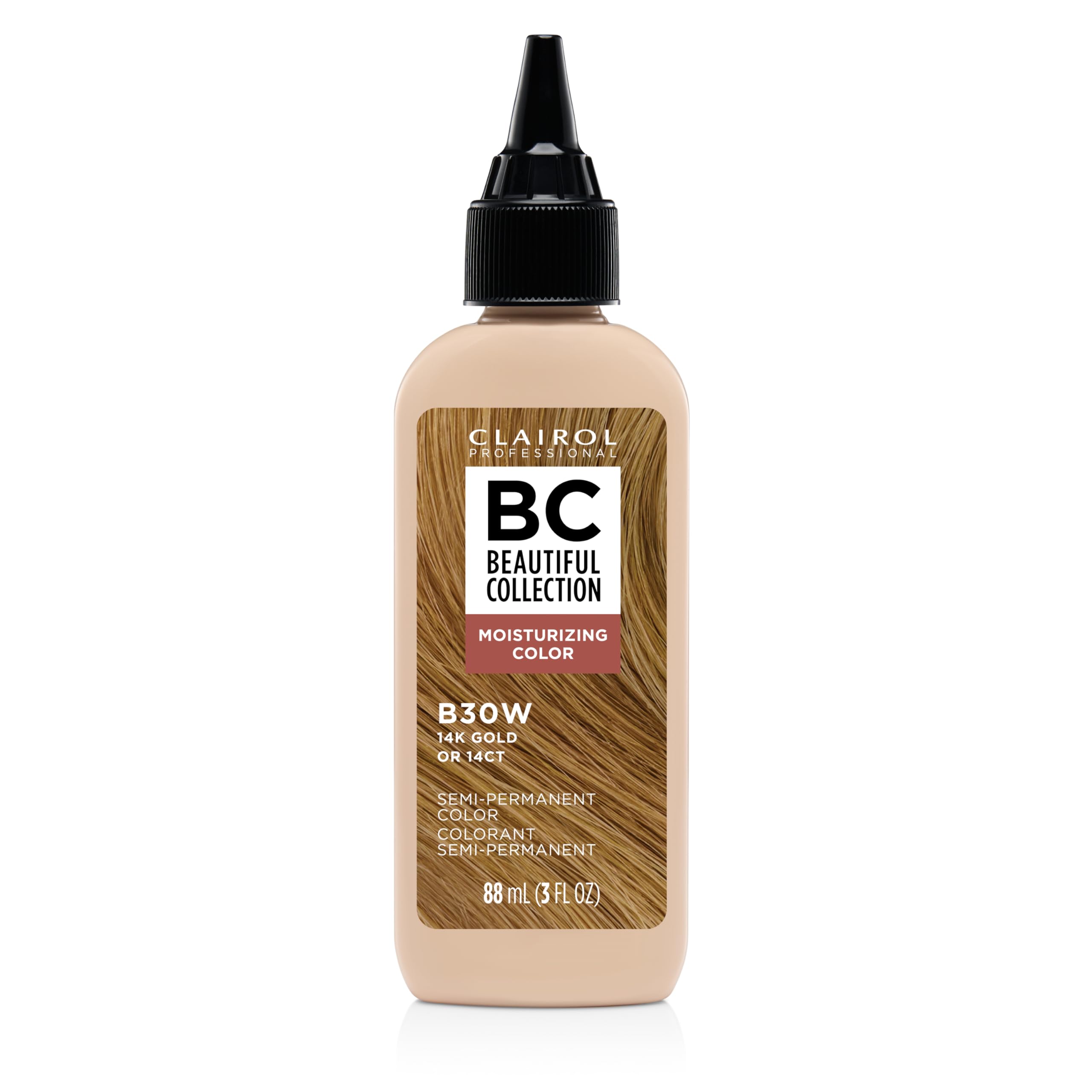 Clairol Professional Beautiful Collection Semi-Permanent Hair Color - Zero Damage Formula for All Hair Types (Packaging May Vary) | Salon-Quality At-Home Hair Dye for Vibrant, Long-Lasting Color | Perfect for DIY Hair Coloring, Touch-Ups, and Creative Hair Styling