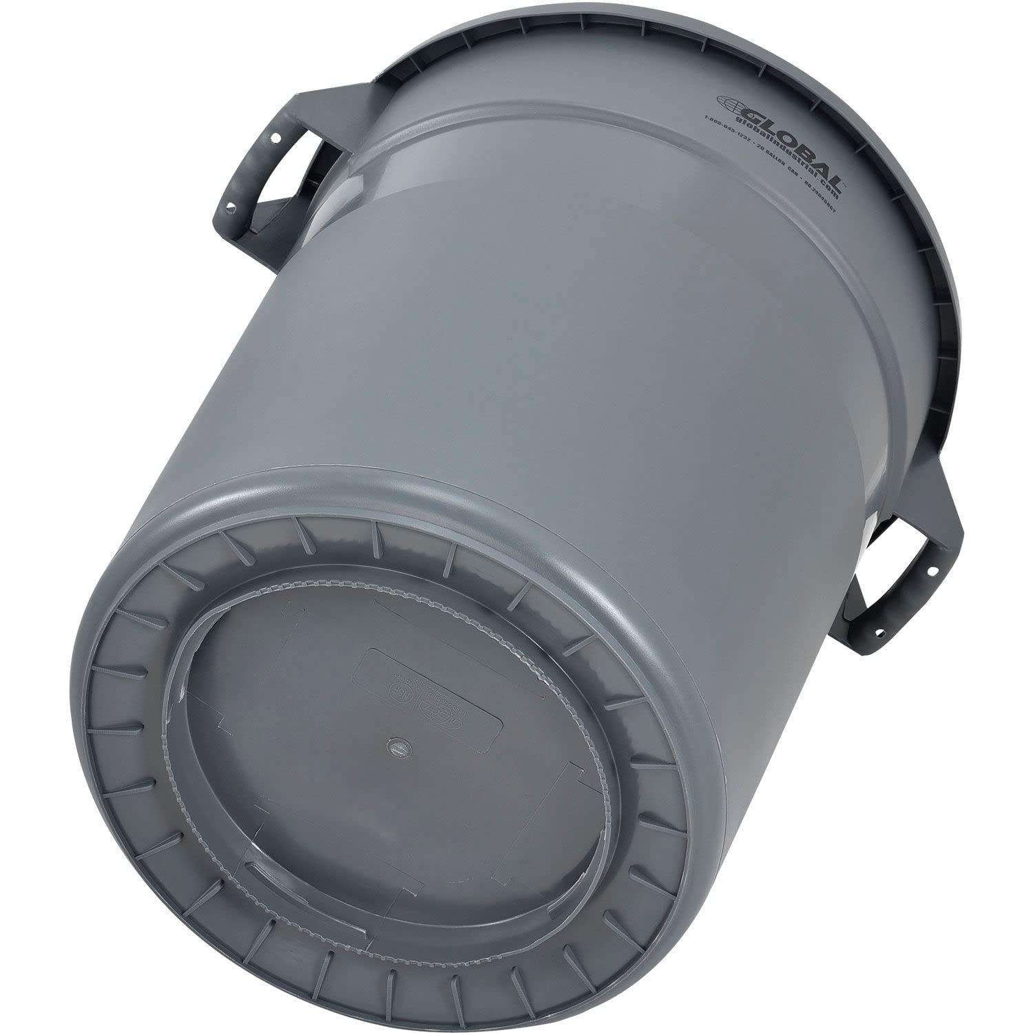 20 Gallon Heavy-Duty Industrial Trash Can - Commercial Grade Garbage Bin for Office, Warehouse & Outdoor Use