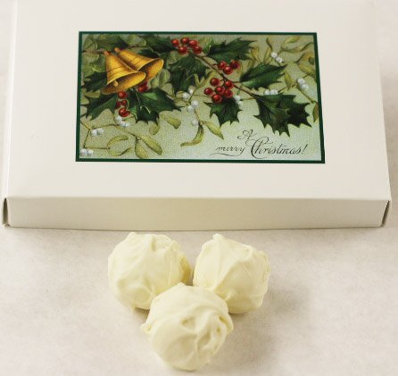 Scott's Cakes Tropical Fruit Mix - Mango, Guava & Passion Fruit White Chocolate Truffles (1 Pound) | Gourmet Gift Box for Holidays, Parties & Corporate Events