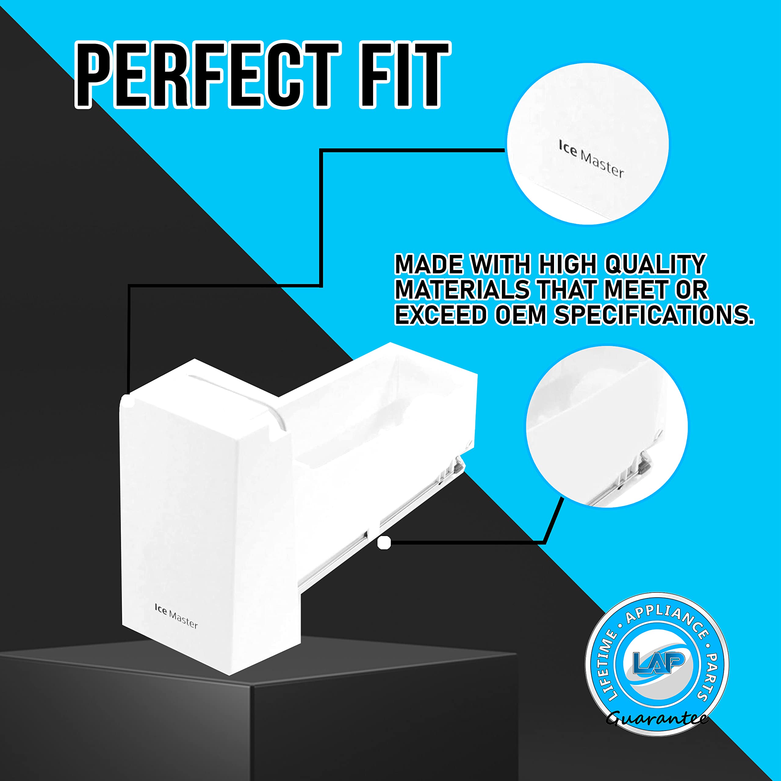 Upgraded DA97-14474C Ice Container Bucket Tray Assembly - Compatible with Samsung Refrigerator Models DA97-14474A - Durable Replacement Part for Ice Storage & Dispensing - Perfect for Kitchen, Office, and Home Use