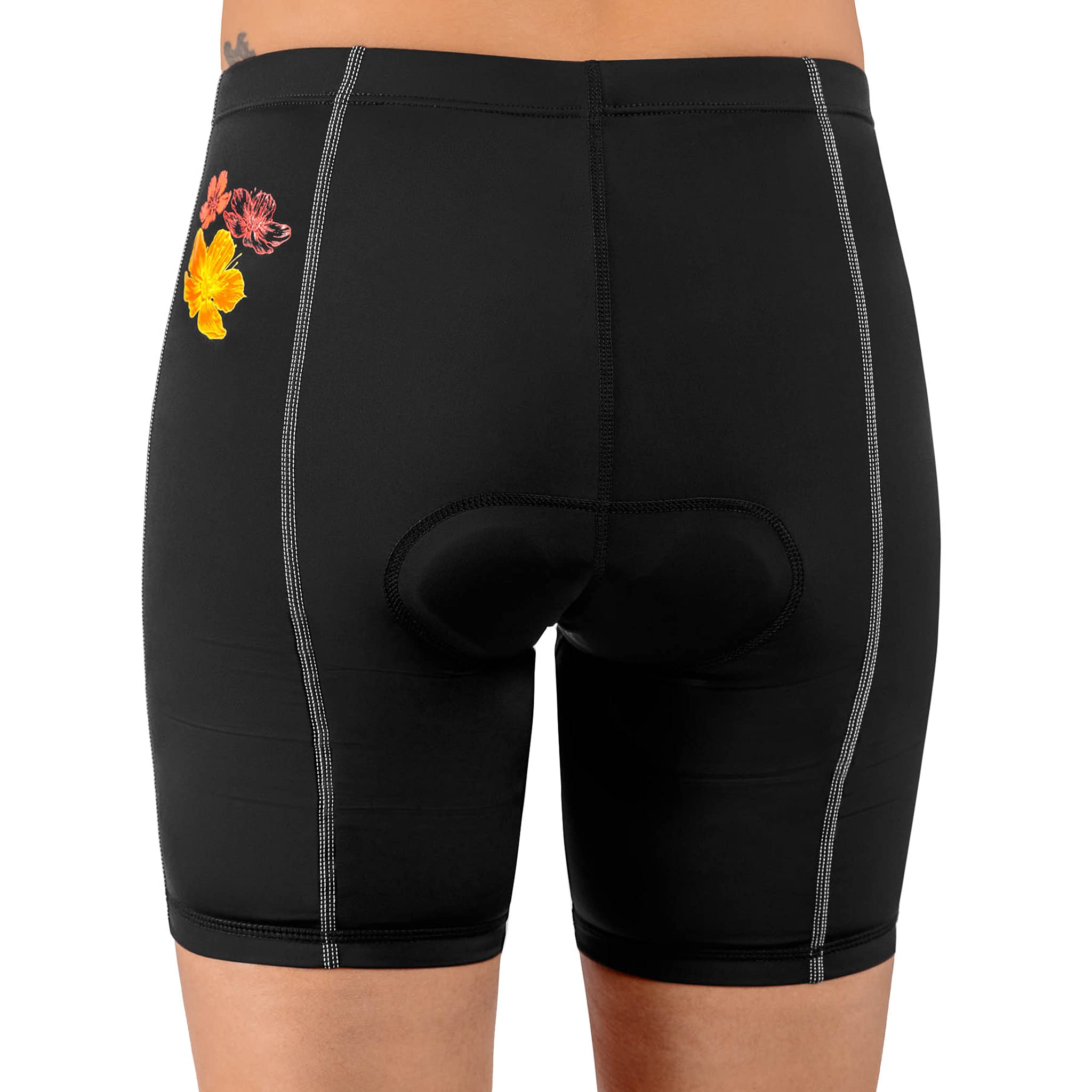 Women's Triathlon Shorts - FRT Slim Athletic Fit Tri Shorts for Cycling, Running & Swimming - Perfect for Training & Competitions
