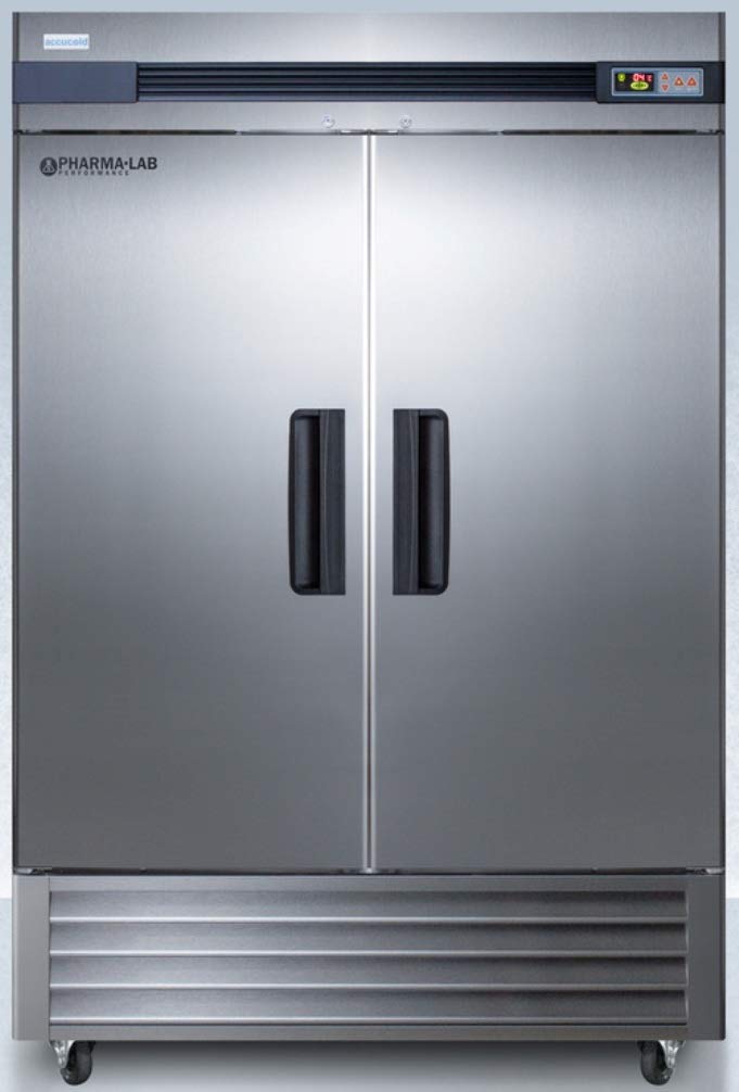 Summit ARS49ML 49 Cu.Ft. Stainless Steel Upright Pharmacy Refrigerator - Auto Defrost, Digital Thermostat & Factory Lock | Commercial Medical Storage, Vaccine Preservation & Pharmaceutical Use