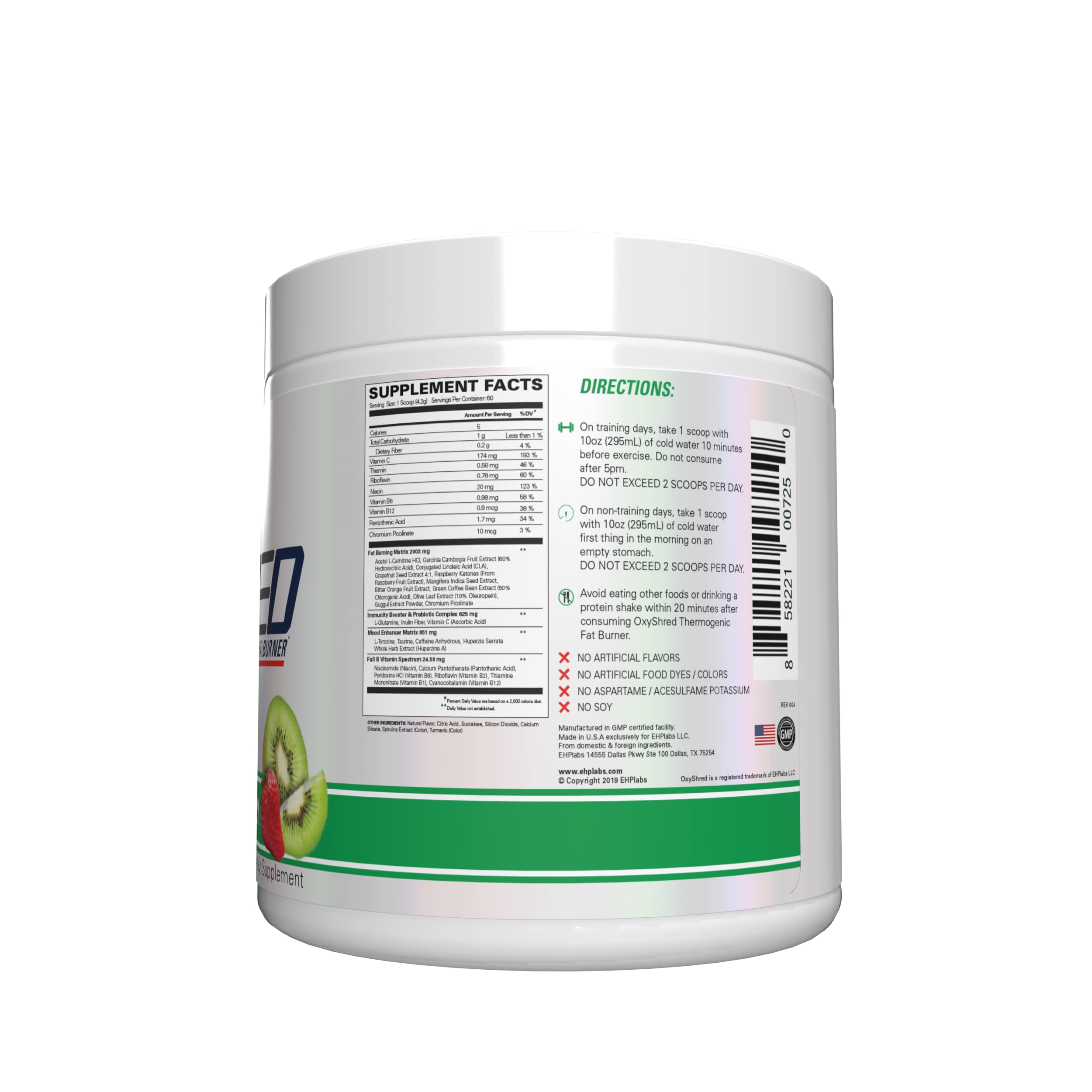 EHP Labs OxyShred + OxyGreens Bundle - Thermogenic Fat Burner & Pre Workout Powder with Clinically Proven Ingredients | Super Greens Powder with Spirulina & Antioxidants | Energy Boost for Gym, Weight Loss & Daily Detox