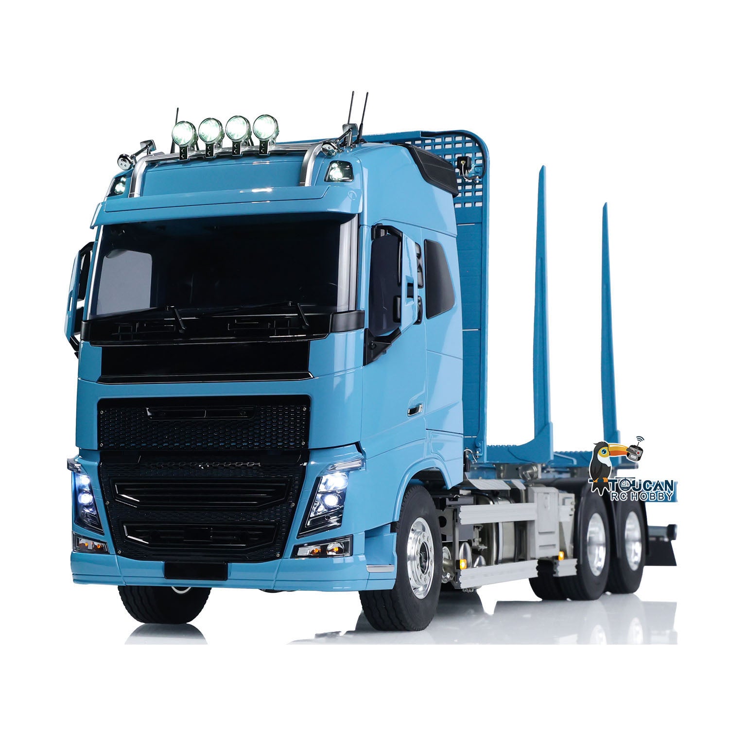 1/14 Scale FH16 RC Timber Truck 6X6 Globetrotter 750 RTR Electric Remote Control Car - TAMIYAYA 56360 Simulation Vehicle Model with 3 Speed & ST8 Radio - Perfect for Off-Road Adventures, Construction Site Play, and RC Truck Enthusiasts