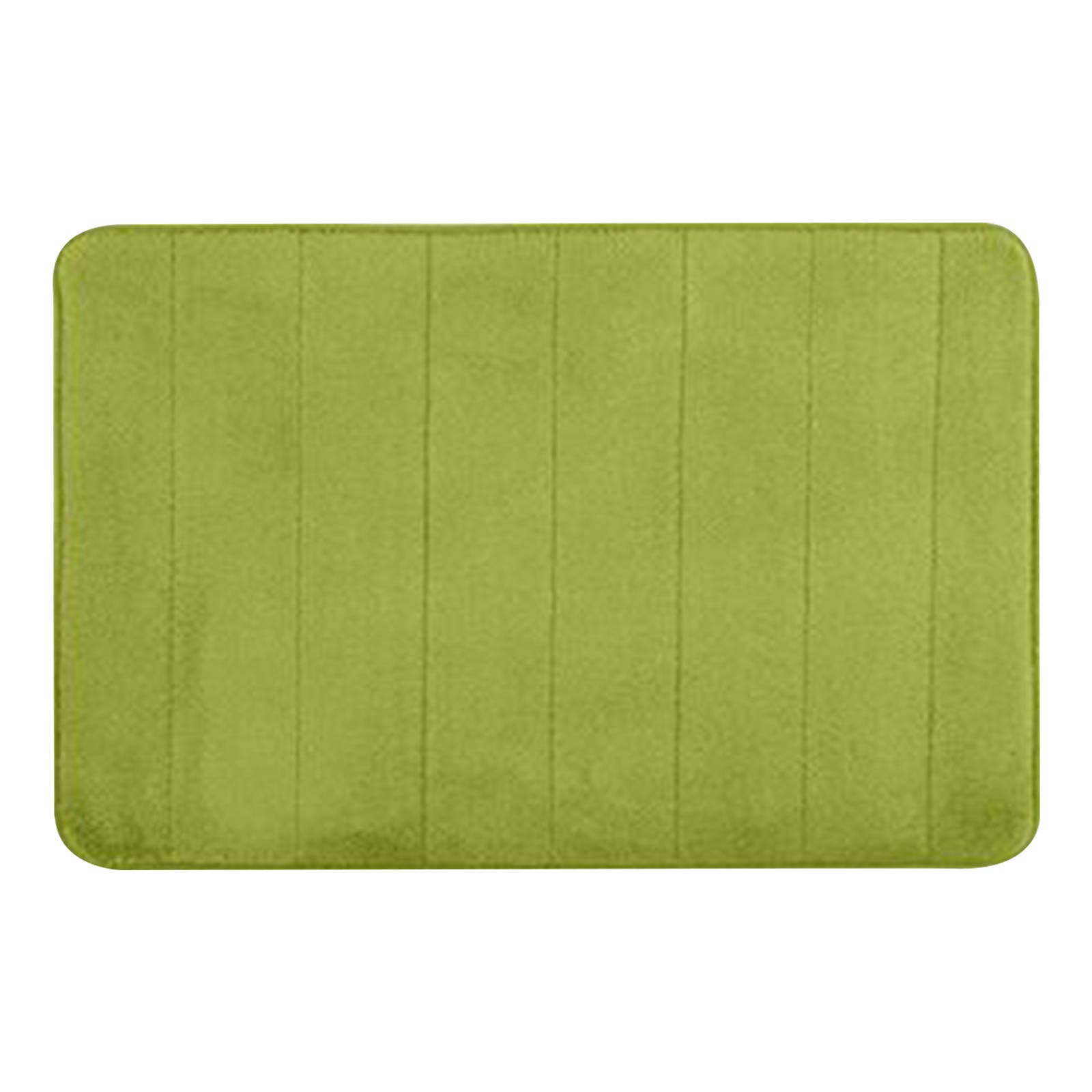 **Non-Slip Memory Foam Bath Mat - Super Absorbent Soft Shower Rug for Bathroom, Bedroom & Living Room - Green Door Mat for Safety & Comfort**    *(Perfect for Bathrooms, Showers, Bedrooms & Entryways - Adds Comfort & Prevents Slips!)*