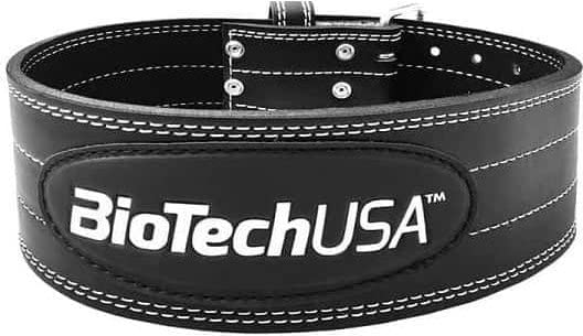 BioTechUSA Power Belt Austin 6 - Premium Weightlifting Belt for Strength Training & Powerlifting - Black X-Large - Ideal for Gym, CrossFit & Deadlifts