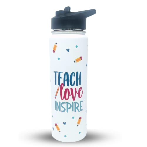 Teach Love 24 oz White