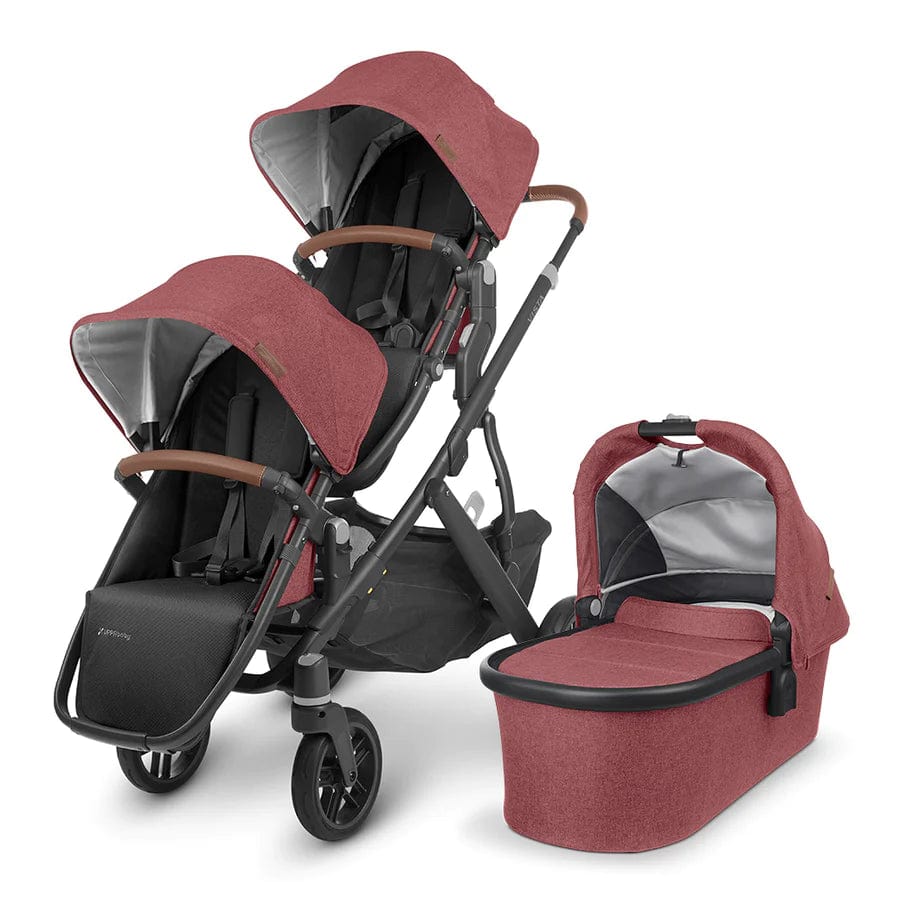 UPPAbaby Vista V2 Double Stroller - Lightweight All-Terrain Baby Stroller with Adjustable Canopy | Perfect for Twins, Siblings & Everyday Use in Parks, Shopping & Travel