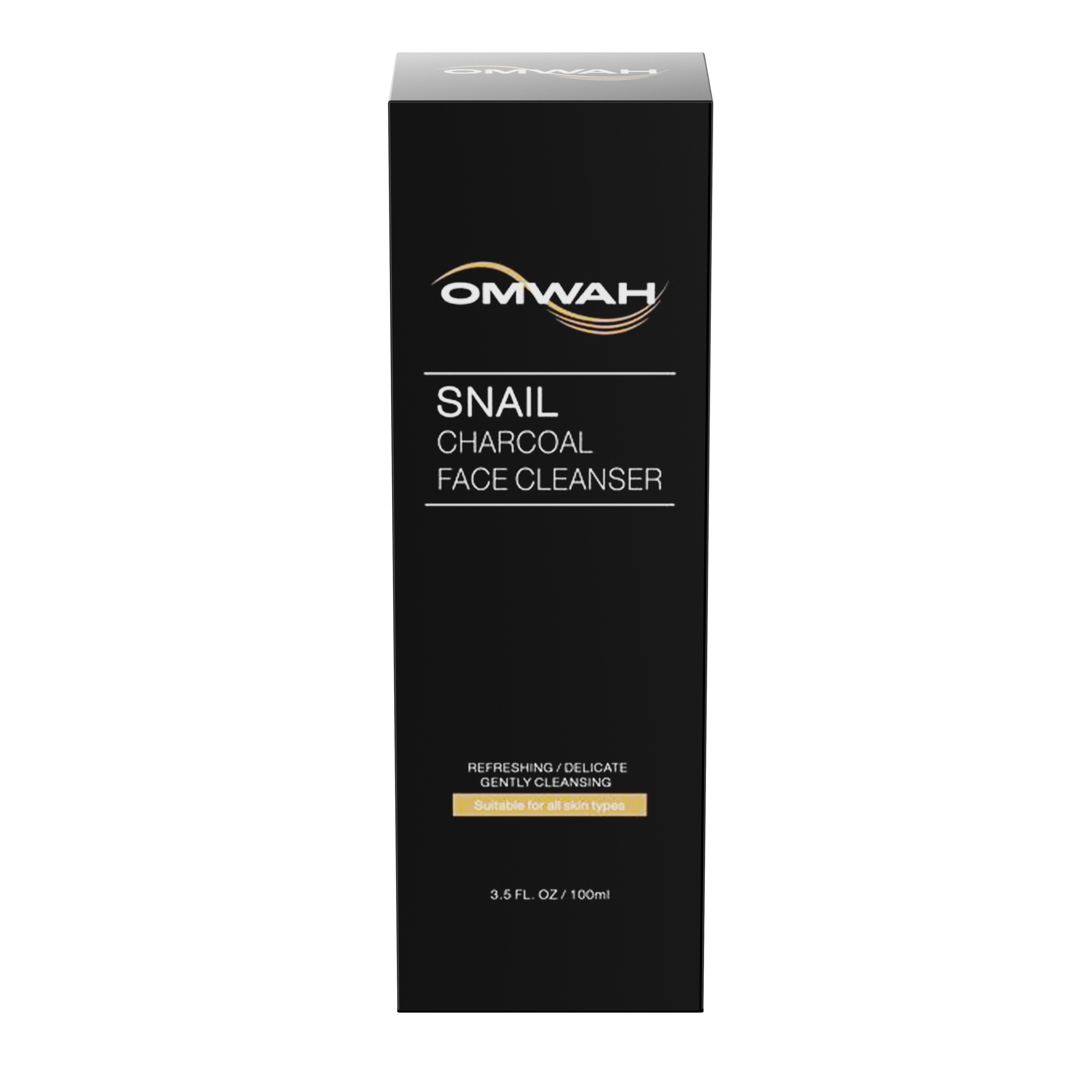 Snail Charcoal Facial Cleanser - Deep Pore Cleansing & Detoxifying for Acne-Prone Skin | Perfect for Daily Skincare Routine & Blackhead Removal