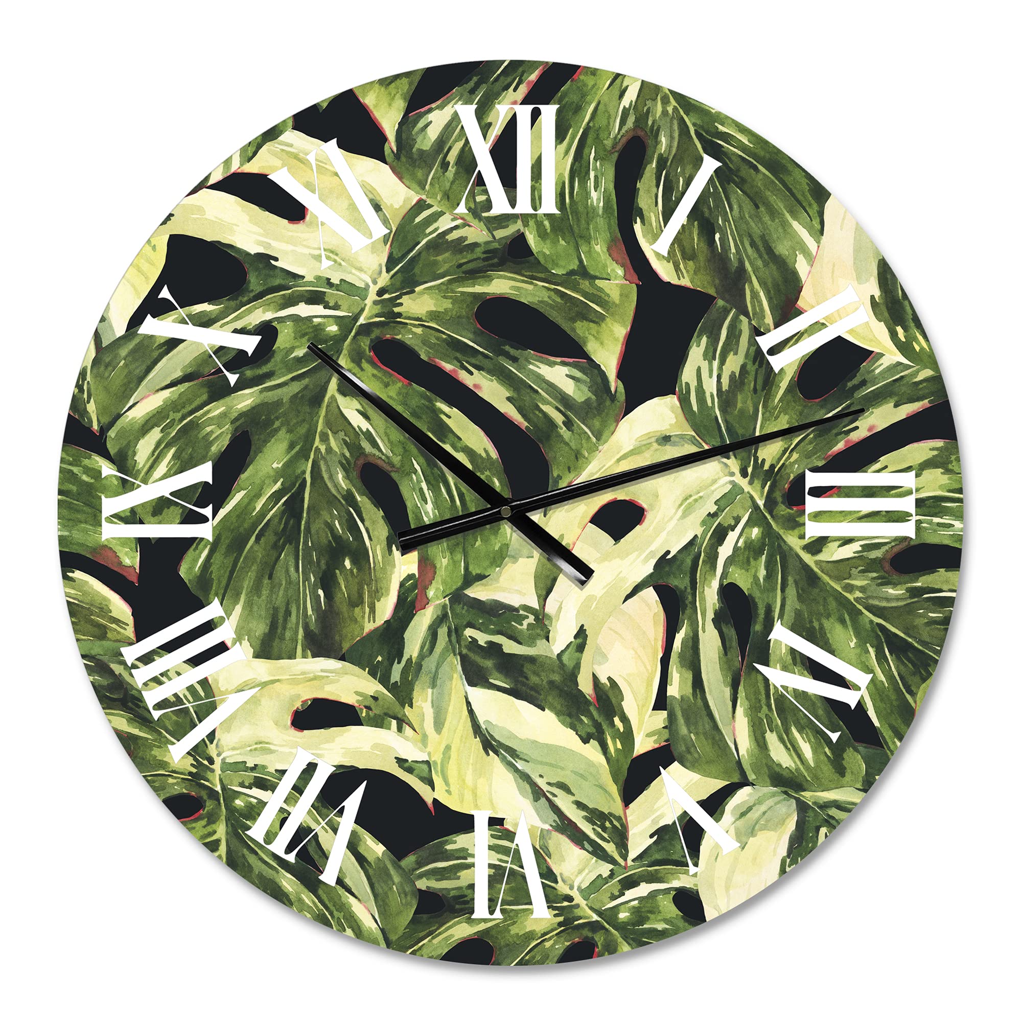 DesignQ Tropical Wall Clock - Large 24