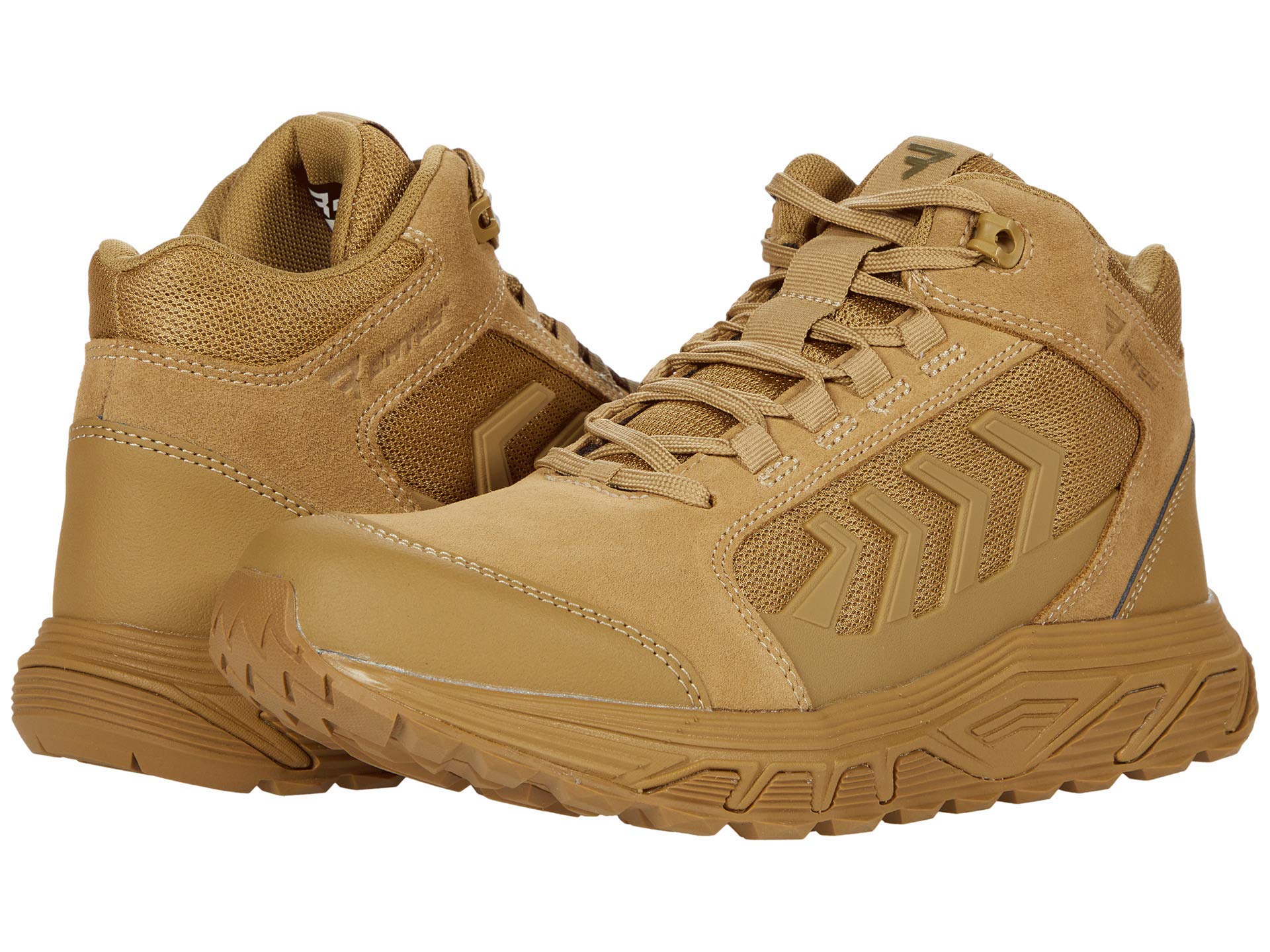 Bates Men's Rush Mid Shield Vent Military Tactical Boot - Durable Combat & Work Boots for Hiking, Construction & Outdoor Activities