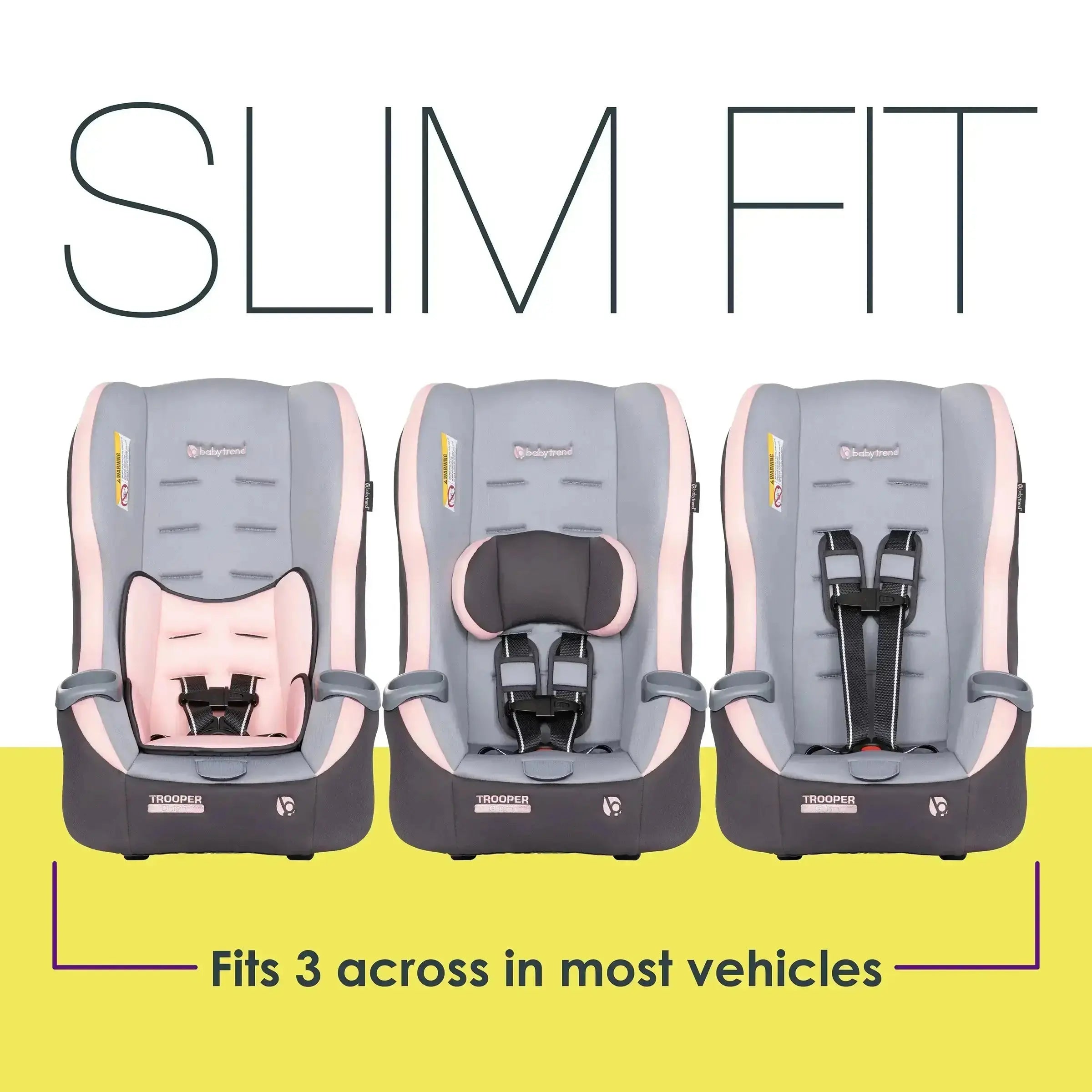 Trooper™ 3-in-1 Convertible Car Seat for Toddlers & Kids - Safe Rear-Facing, Forward-Facing & Booster - Perfect for Travel & Everyday Use
