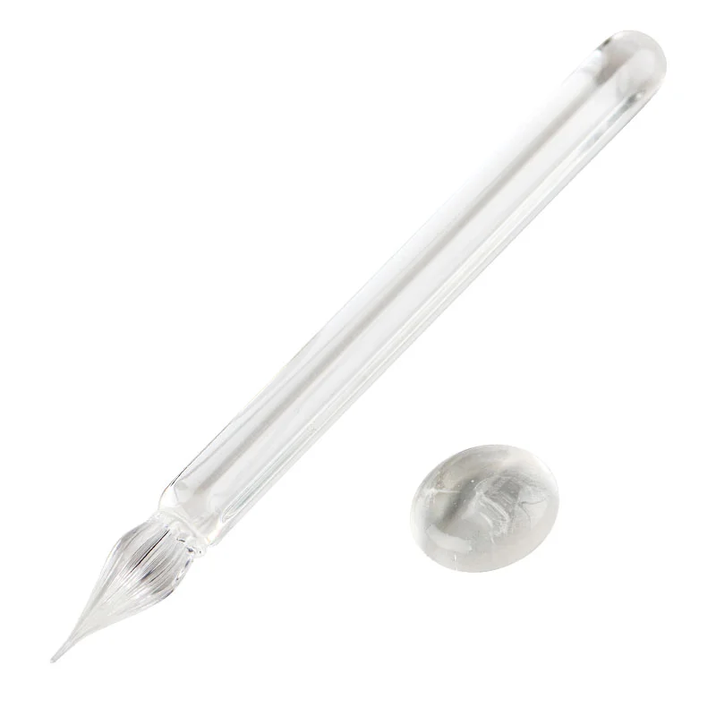Hexagon Glass Dip Pen - Elegant Calligraphy & Writing Tool for Hobonichi Planners, Journals, and Scrapbooking - Perfect for Hand Lettering, Art Projects, and Gift Giving