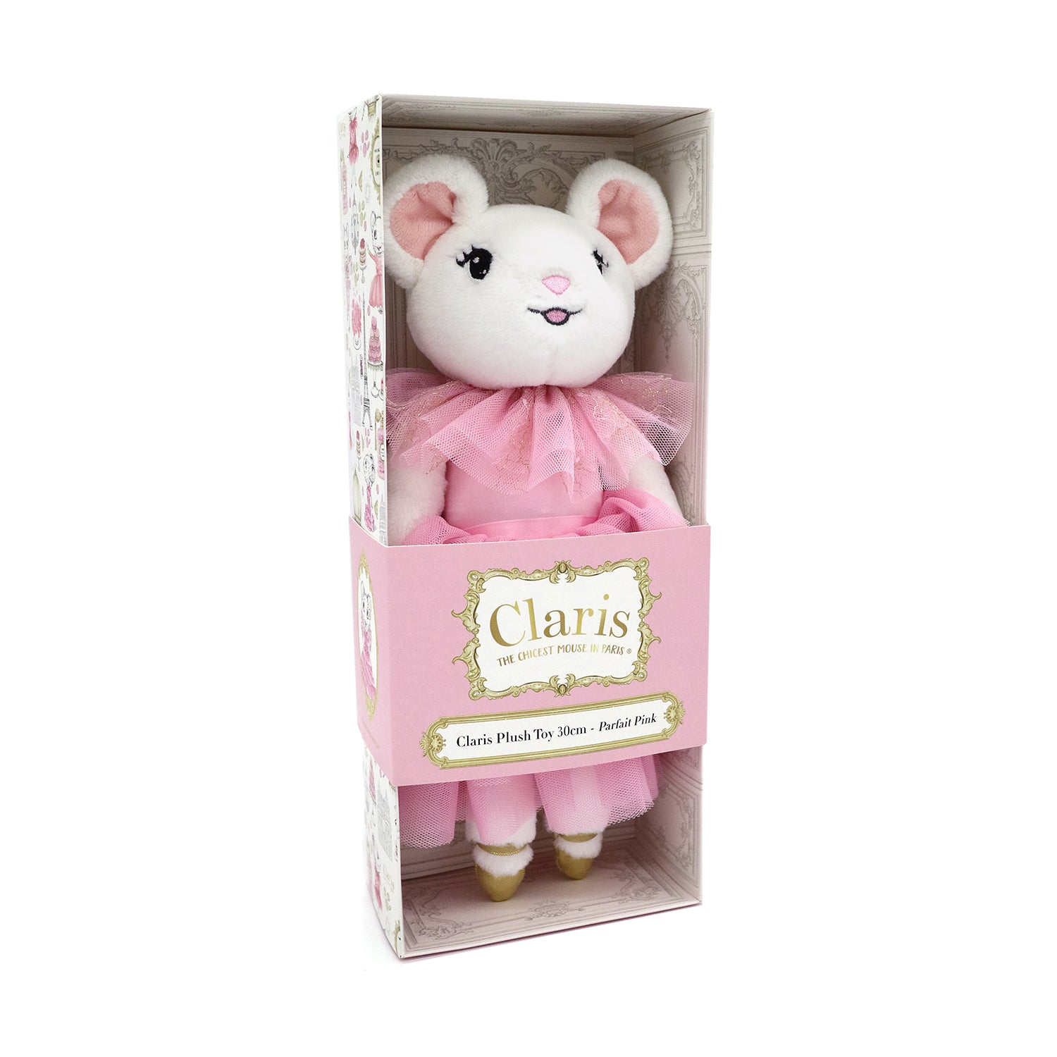 Claris The Mouse - Adorable Parfait Pink Plush Doll | Kawaii Stuffed Animal Toy for Girls, Kids Room Decor, Anime Collectible Gift | Perfect for Cuddling, Birthday Presents & Anime Lovers