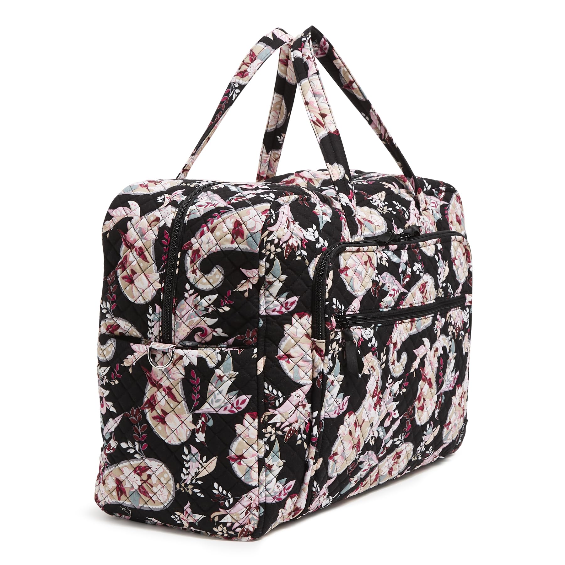 Vera Bradley Women's Cotton Weekender Travel Bag - Large Carryall Overnight Bag for Women, Perfect for Weekend Getaways, Gym, Work & Travel Accessories