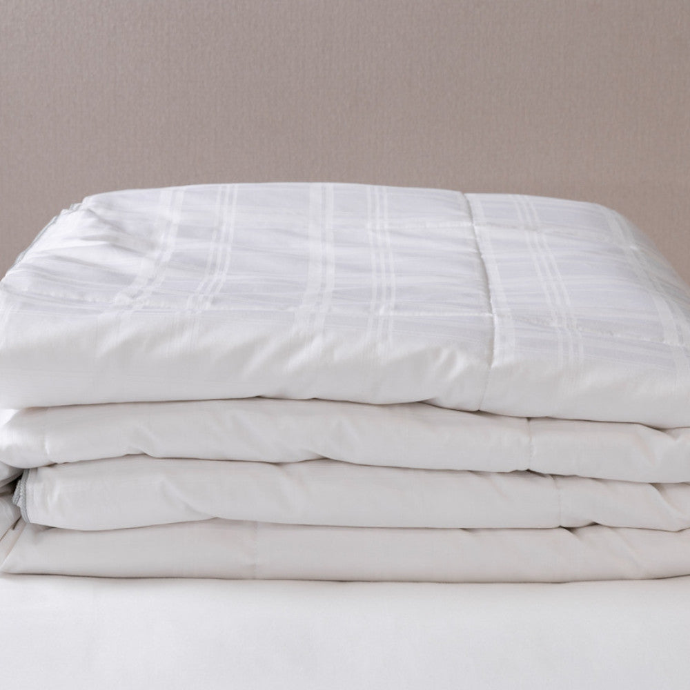QEHOME Contessa 100% Mulberry Silk Duvet Cover Queen Size - Luxurious Bedding for Better Sleep & Skin Care