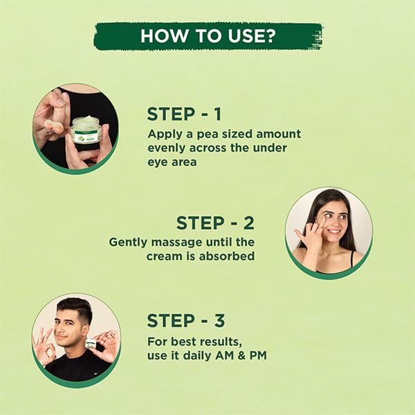 Bella Vita Organic EyeLift Hydrating Under Eye Cream Gel - Dark Circle & Puffiness Treatment for Women & Men, Anti-Wrinkle & Fine Line Reduction, 20g (2-Pack) | Day & Night Use for Brighter, Youthful Eyes