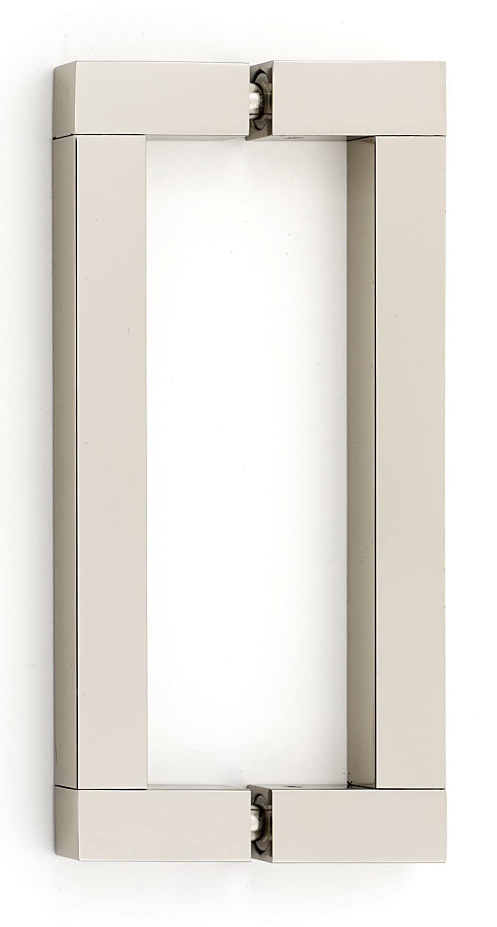 G420-6-PC Modern Back-to-Back Cabinet Pull Handle - Polished Chrome Finish - Perfect for Kitchen Cabinets, Bathroom Vanities & Furniture Drawers