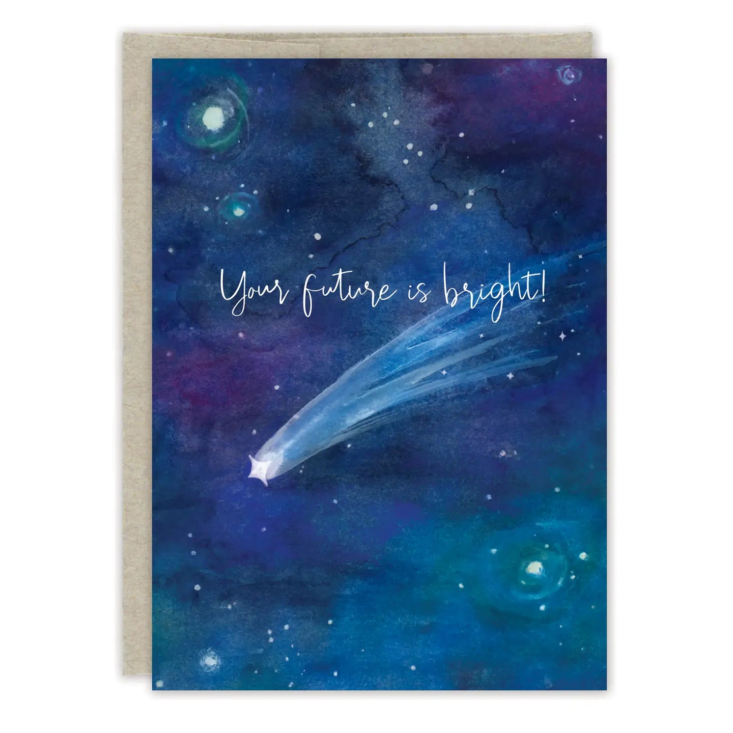 Bright Future Graduation Card - Inspirational Greeting Card for Graduates - Perfect for High School & College Graduation Gifts, Parties & Celebrations