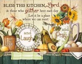 Vintage Wooden Kitchen Sign - Farmhouse Wall Decor for Home & Cafe