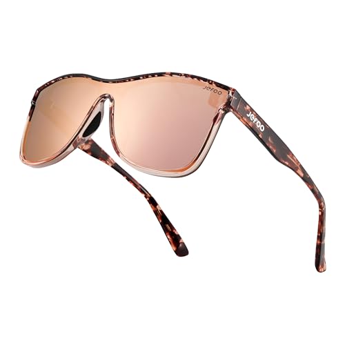 Tortoise Frame / Pink Mirrored Lens