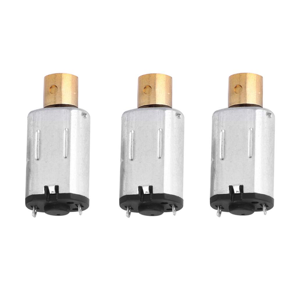 High Quality Small Electric Vibrating Motor - 3Pcs Low Noise DC Motor for Beauty Tools & Massage Devices - Perfect for Facial Rollers, Hair Removal, and Skin Care Appliances