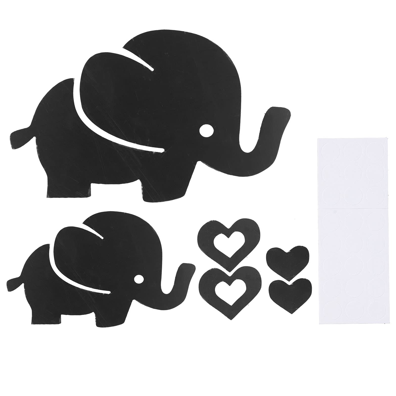Fdit Mirror Wall Stickers - Lightweight Plastic Decorative Wall Decals for Home & Room Decor (Black) | Perfect for Bedroom, Living Room, Bathroom & Office Decoration