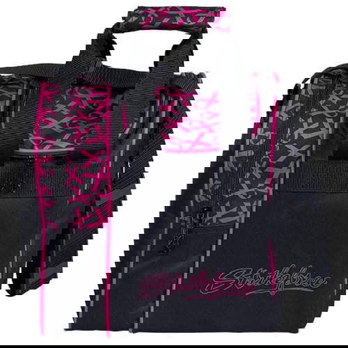 KR Strikeforce Rook Single Tote Pink Ribbon Bowling Bag for Women - Lightweight Durable Bowling Accessories for League Play & Practice Sessions
