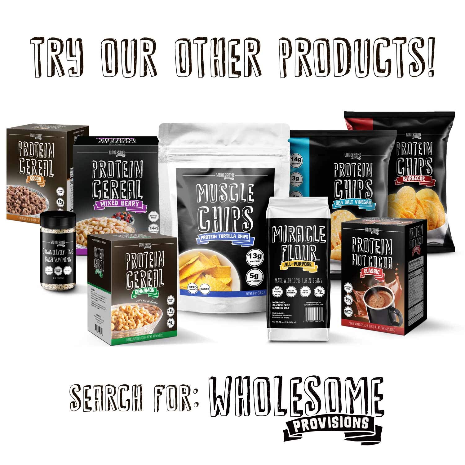 High Protein Low Carb Cereal - 15g Protein, 5g-6g Net Carbs - Keto Friendly Breakfast & Snack - Cocoa & Cinnamon Flavors (2 Pack) - Perfect for Fitness Lovers & Weight Management