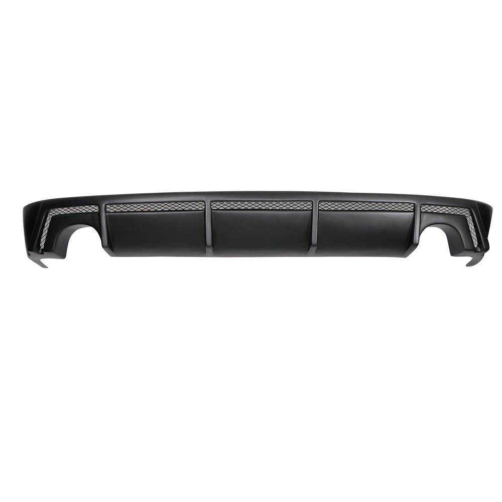 FREEMOTOR802 Rear Bumper Diffuser for 2014-2016 Lexus IS F Sport - Unpainted Black PP Spoiler | Perfect for Car Upgrades & Performance Enhancement