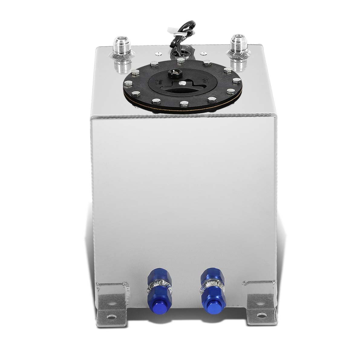 DNA MOTORING 2.5 Gallon Aluminum Fuel Cell Gas Tank - Top Feed Design 8
