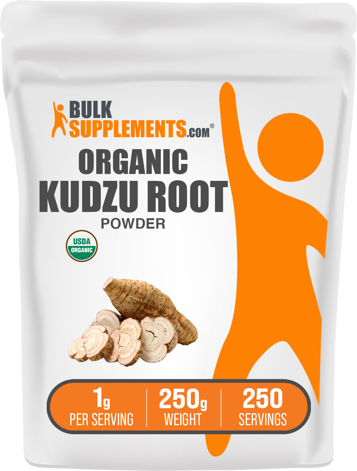 Organic Kudzu Root Powder - 100% Pure & Natural for Detox & Weight Loss - Perfect for Smoothies, Tea & Herbal Remedies