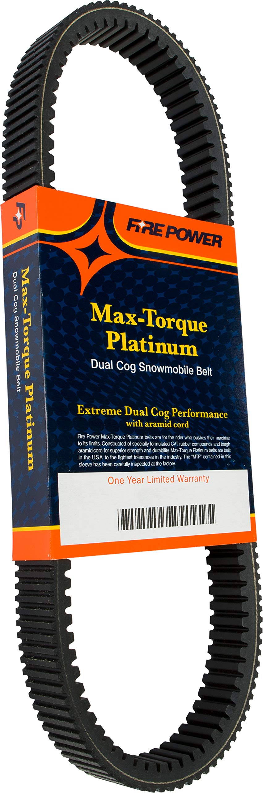 Fire Power Max-Torque Platinum Belt 44 1/16