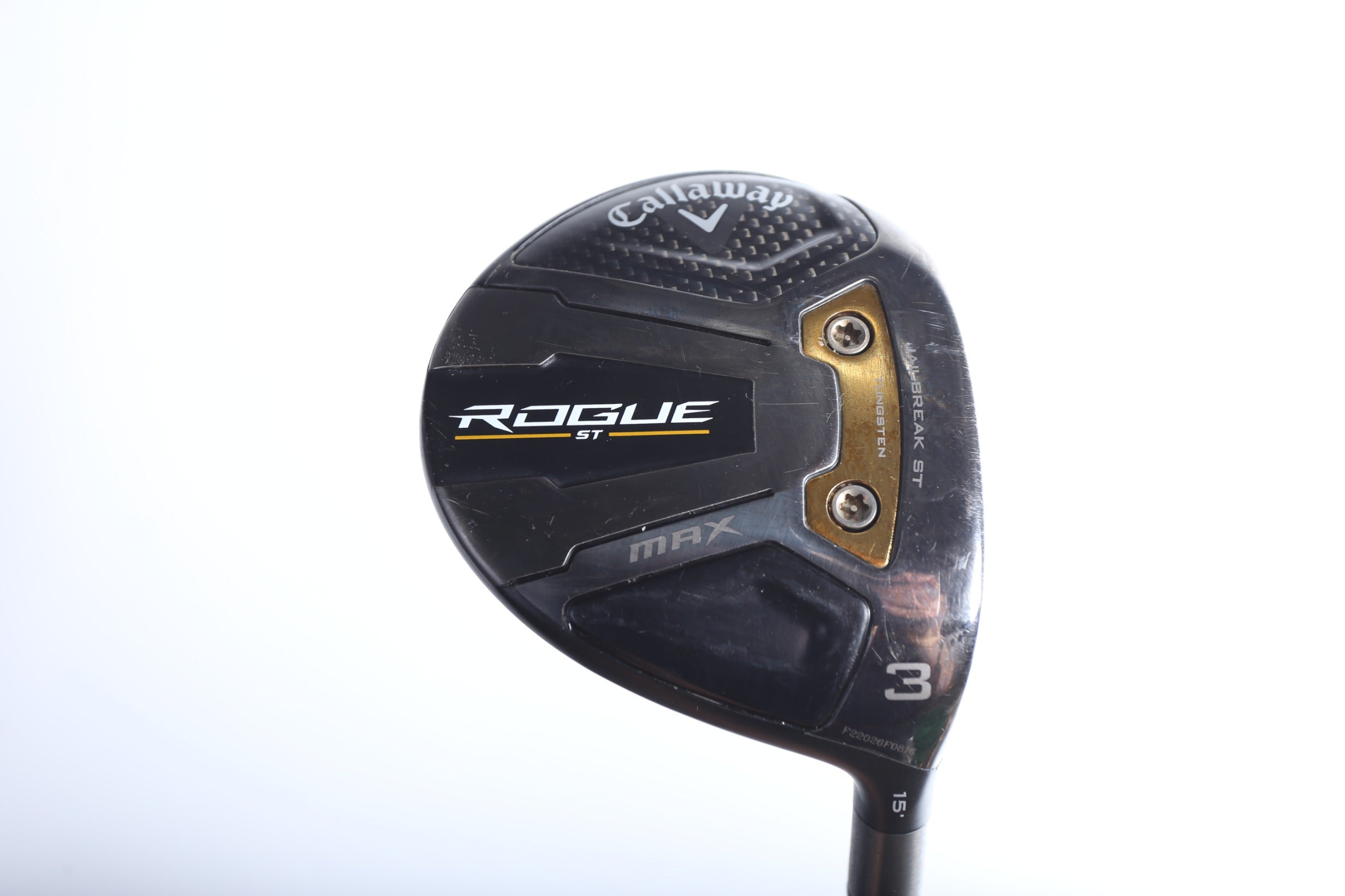 Used Callaway Rogue ST MAX 3 Wood Golf Club - Right Handed, 15 Degrees, Stiff Flex | Premium Pre-Owned Driver for Distance & Accuracy | Perfect for Golfers Seeking High Performance on Fairways & Tee Shots
