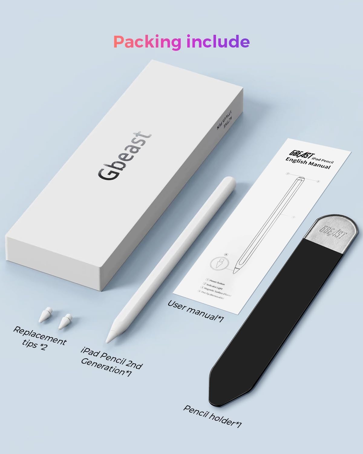 Apple Pencil 2nd Generation Replacement - Stylus for iPad Pro 11