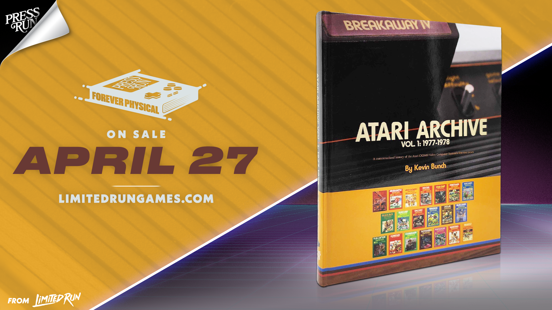 Atari Archive Vol. 1 Hardcover Book - Retro Video Game History & Collector's Edition - Perfect for Gaming Enthusiasts and Nostalgic Collectors
