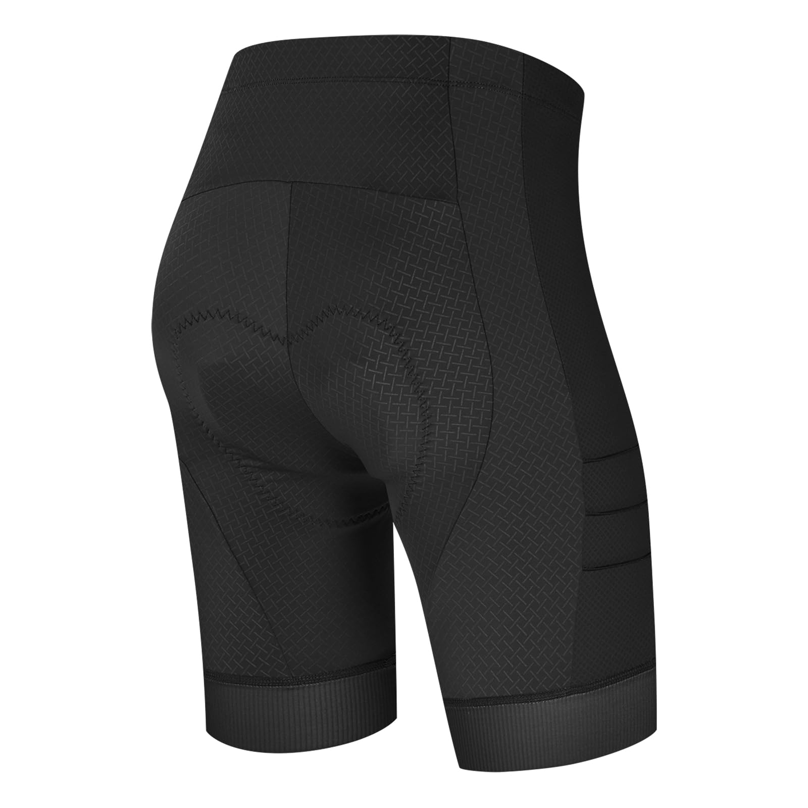 YKYWBIKE Women's 4D Padded Cycling Shorts - High Waist Tummy Control Bike Shorts for Gym Workout & Biking | Perfect for Road Cycling, Spinning Class & Outdoor Sports