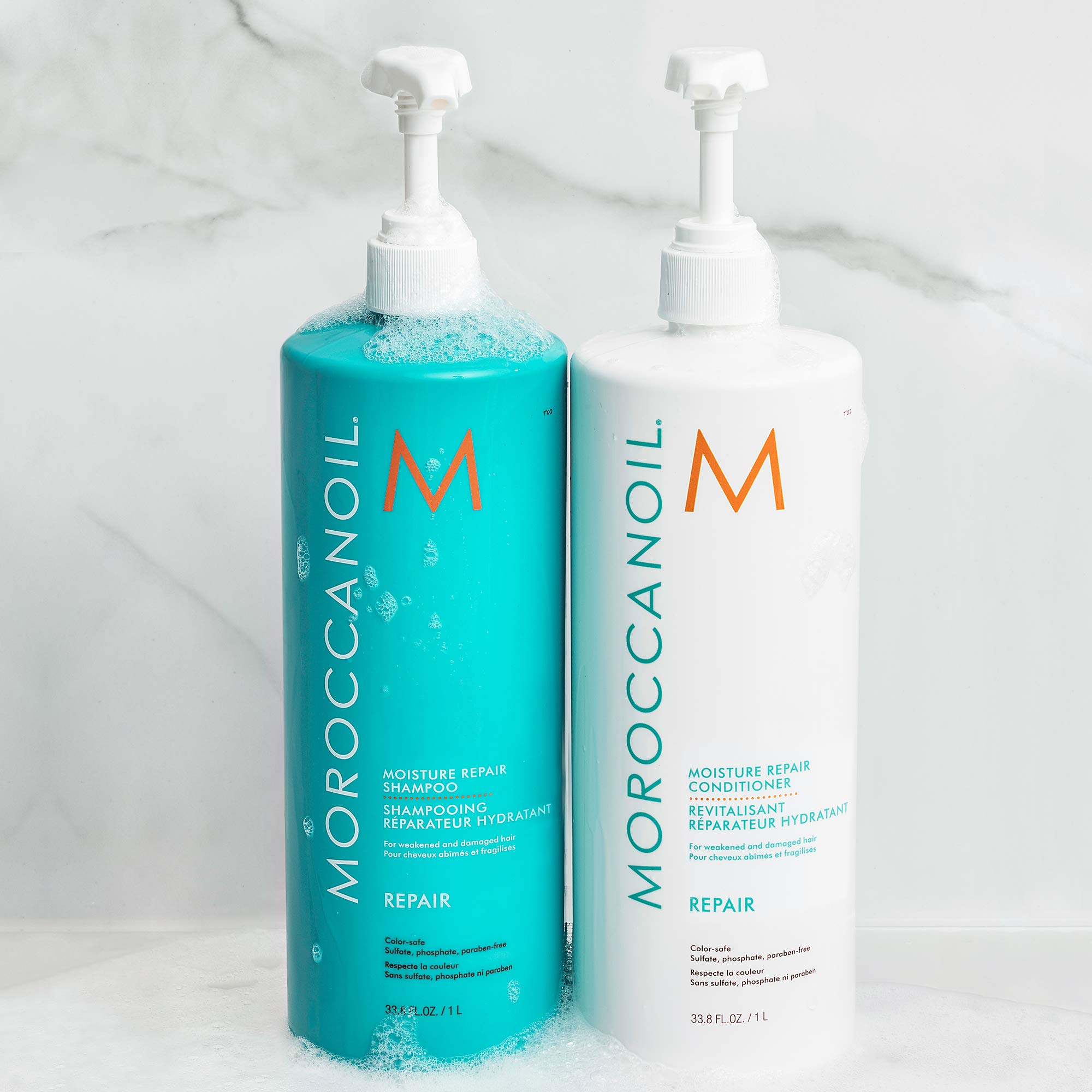 Moroccanoil Moisture Repair Conditioner - Hydrating Hair Treatment for Dry & Damaged Hair | Sulfate-Free & Paraben-Free | Perfect for Daily Use & Salon-Quality Results at Home