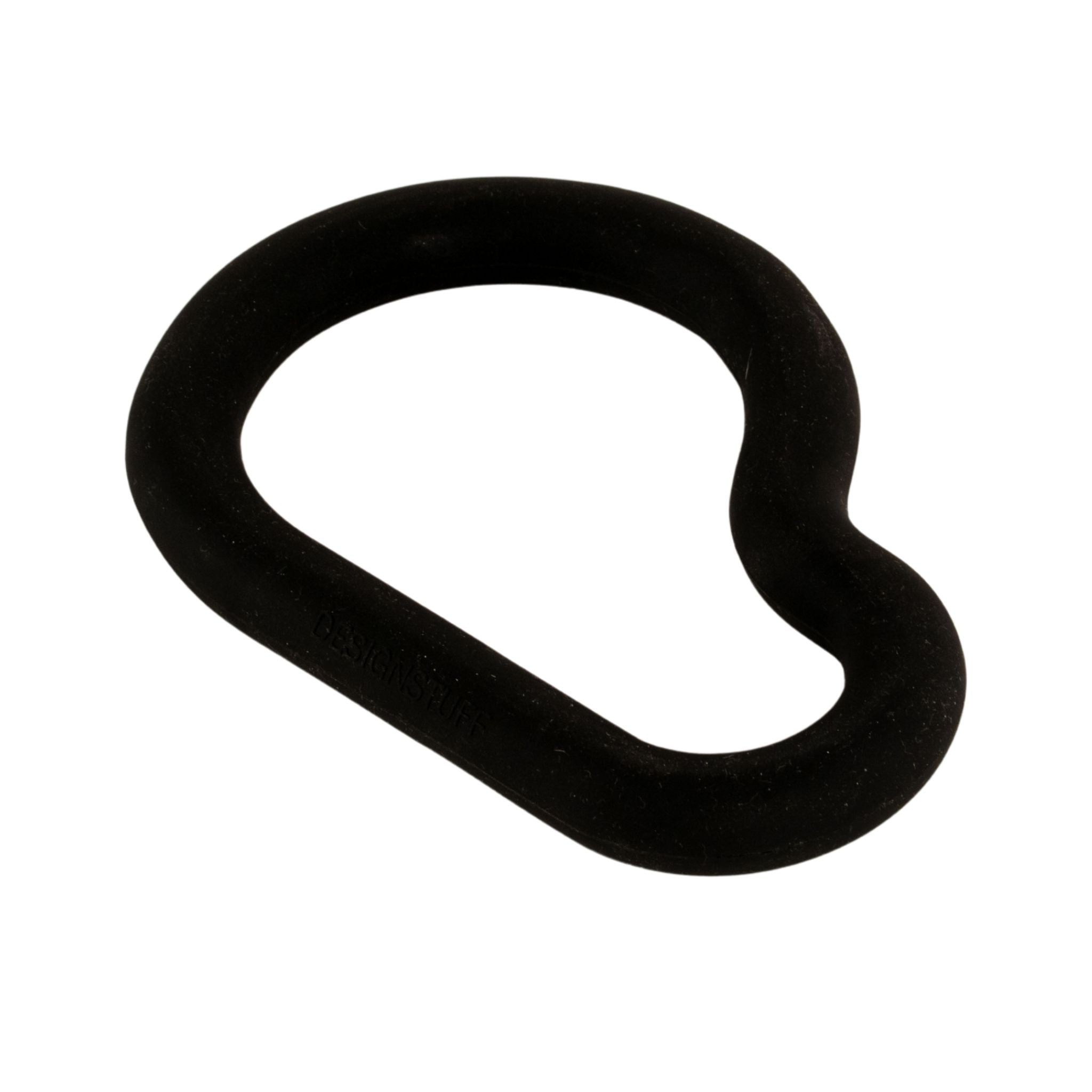 DESIGNSTUFF Heat Resistant Silicone Trivet - Non-Slip Pot Holder for Kitchen, Black - Perfect for Hot Pots, Pans & Dishes on Countertops & Dining Tables