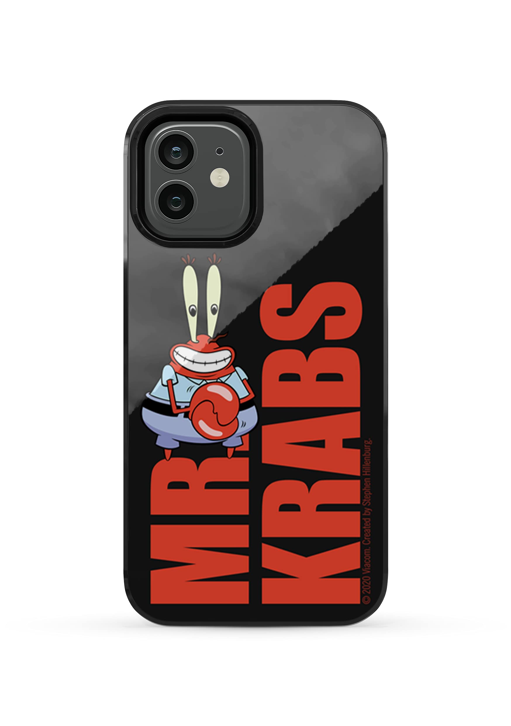 SpongeBob SquarePants Mr. Krabs Money Phone Case for iPhone 12 - Durable Protective Cover with Big Money Design - Perfect for Fans & Everyday Use