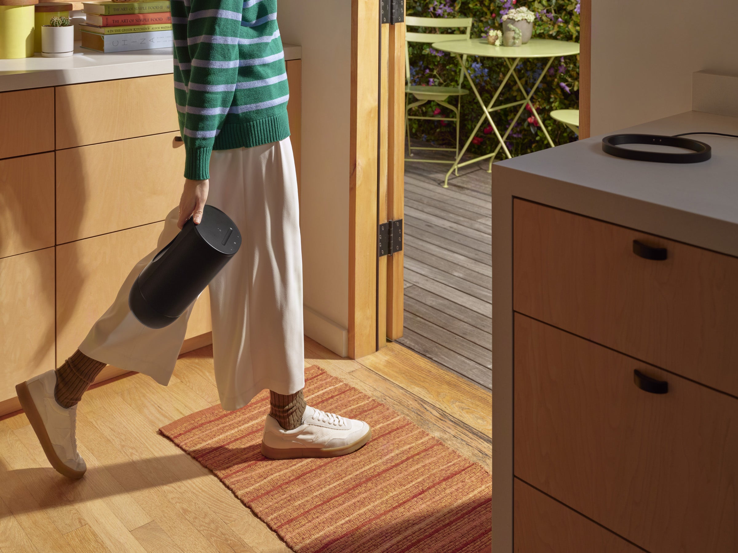 Sonos Move 2 Wireless Bluetooth Speaker for Home - Portable Outdoor & Indoor Use, Perfect for Parties, Travel, and Backyard Gatherings