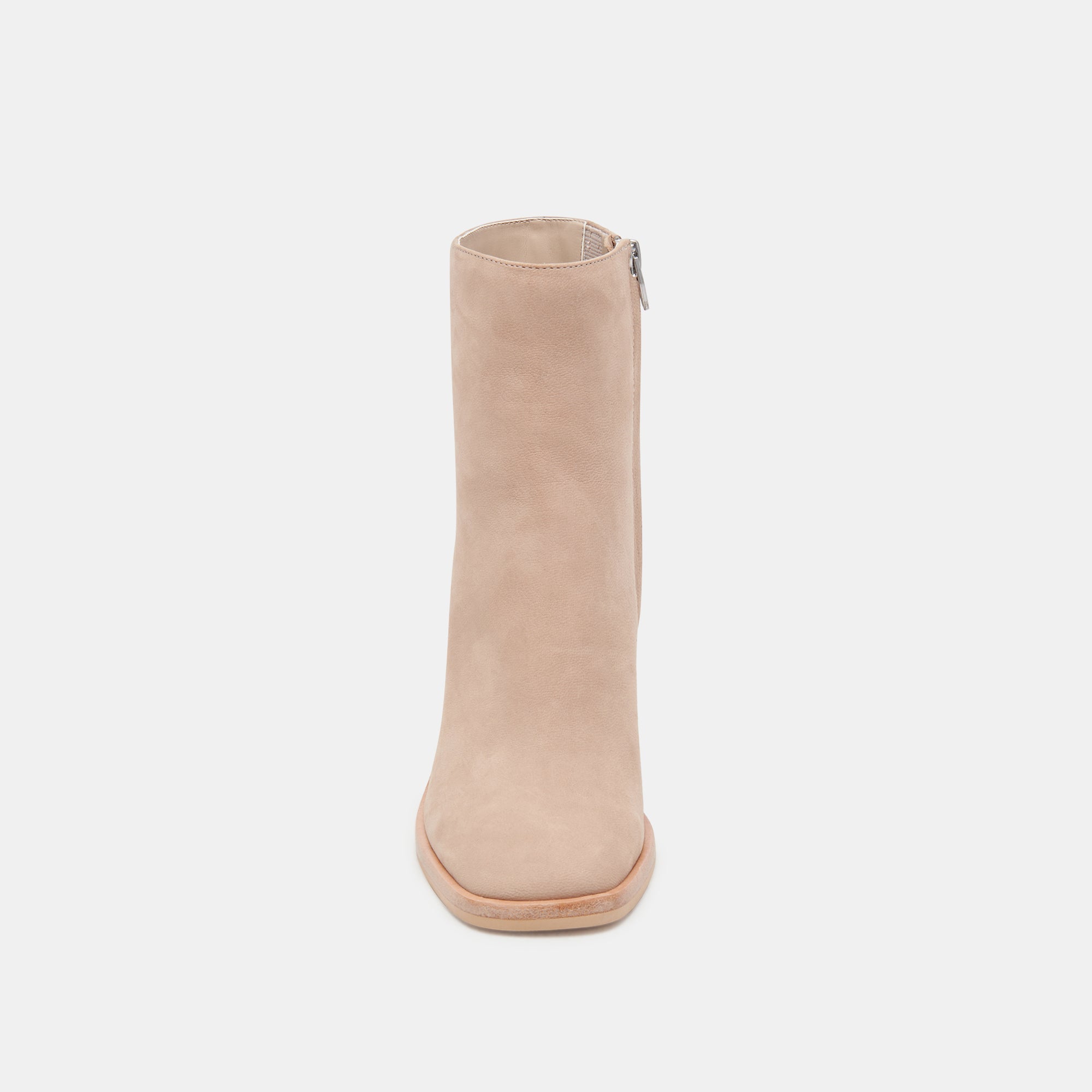 Dapper Taupe Nubuck Booties for Women - Stylish & Comfortable Ankle Boots for Fall & Winter Fashion - Perfect for Office, Dating & Casual Outfits