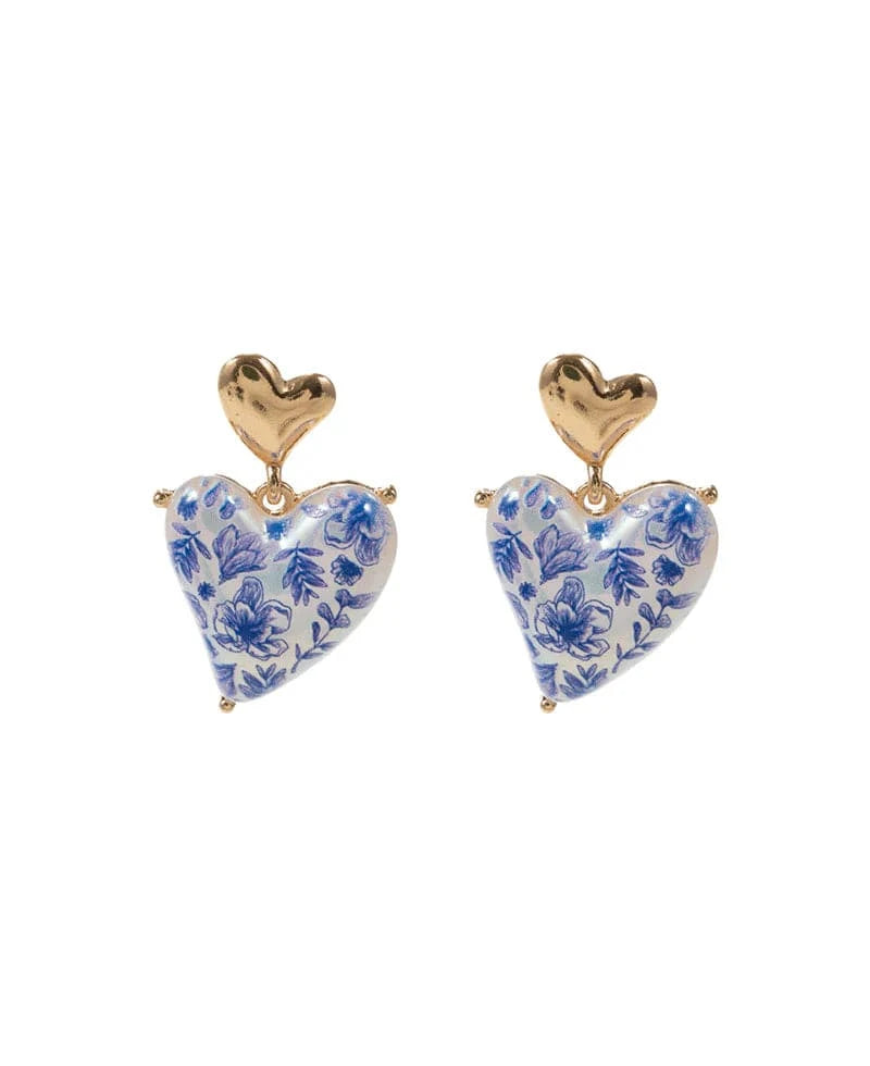 Elegant Pearl Floral Heart Earrings for Women - Dainty Romantic Jewelry Gift for Valentine's Day, Anniversary & Special Occasions