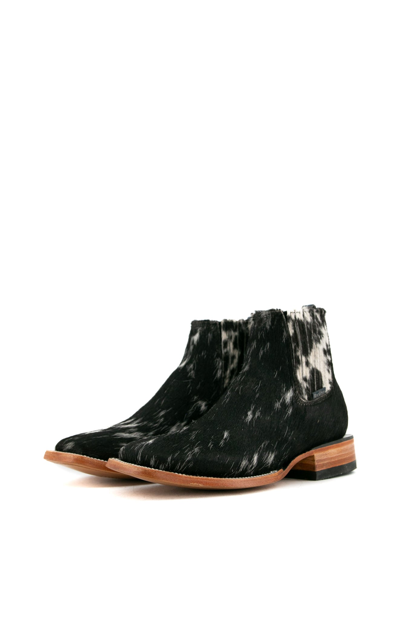 Women's Cowhide Square Toe Ankle Boots - Size 5 - Comfortable & Stylish Western Booties for Everyday Wear | Perfect for Office, Casual Outings & Date Nights