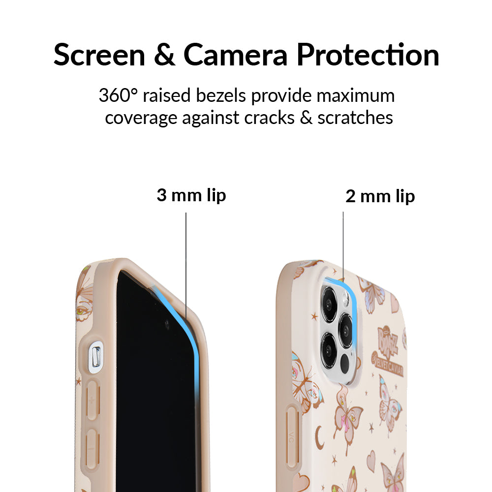 Bratz Butterfly iPhone Case - Stylish Protective Cover for iPhone 11/12/13/14/15 - Trendy Fashion Accessory for Girls & Teens - Perfect for School, Parties & Everyday Use