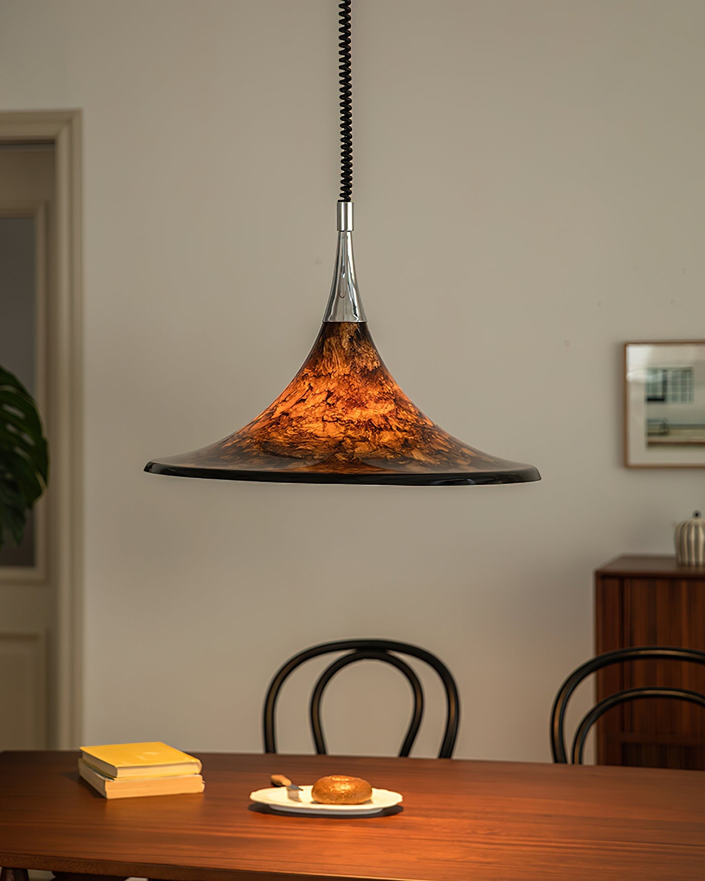 Stylish Horn of Light Pendant Lamp - Modern Nordic Chandelier for Living Room, Bedroom & Dining Room Decor