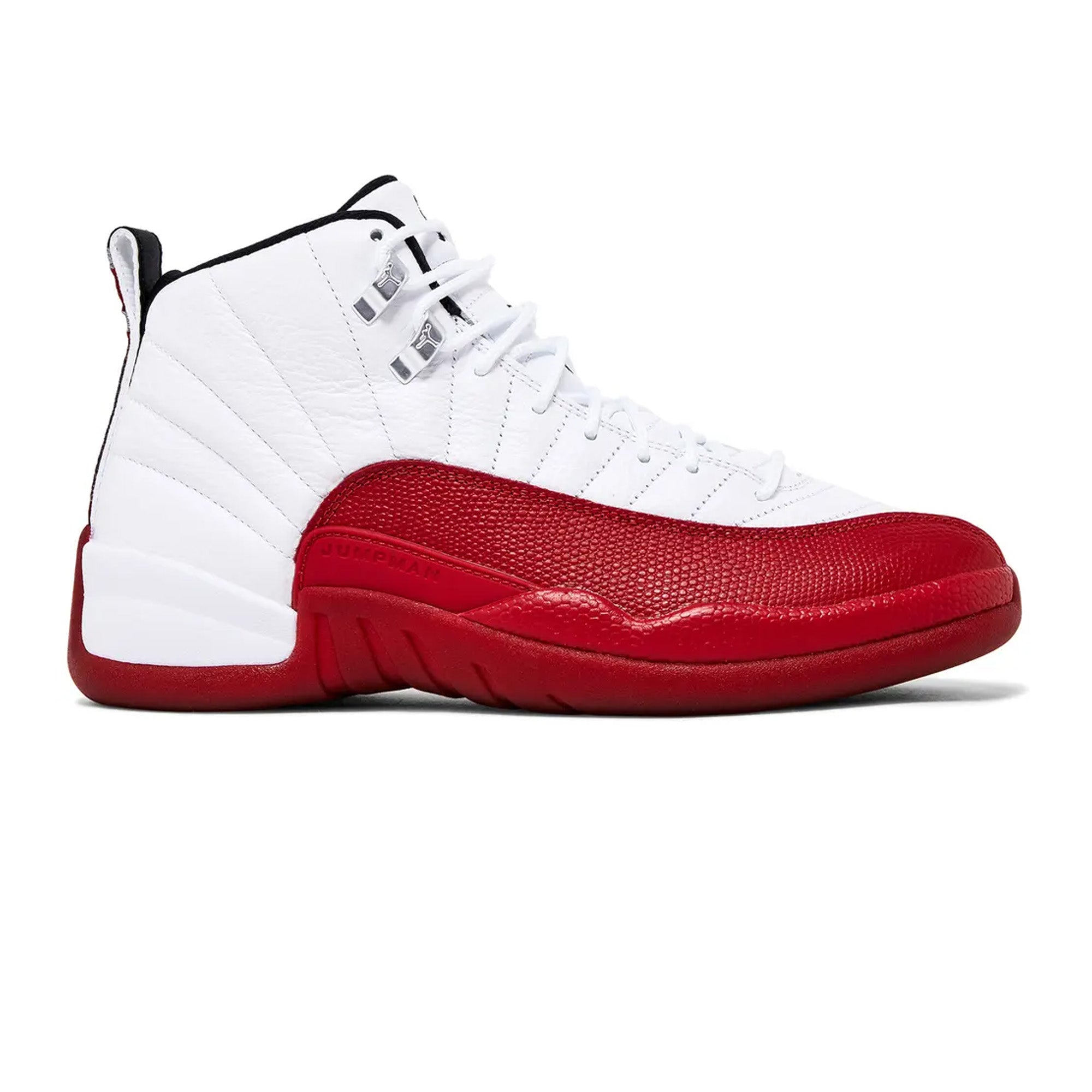 Air Jordan 12 Retro 'Cherry' Men's Basketball Shoes 2023 Release - Premium Leather Sneakers for Sports & Streetwear Fashion